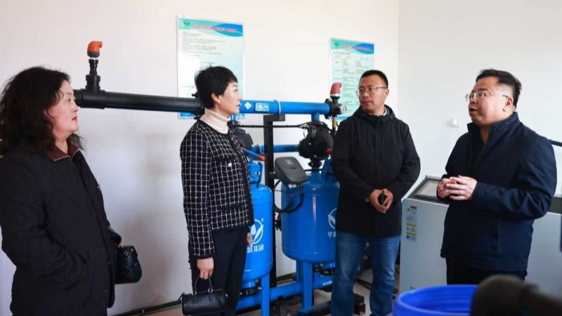 副院长田青一行赴土肥所白银沿黄灌区农业试验站检查指导工作