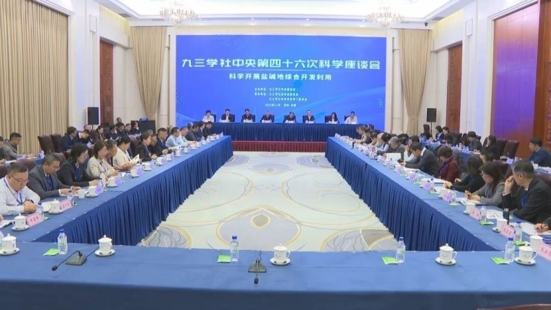 土肥所科研人员参加九三学社中央科学座谈会 为盐碱地治理贡献“磷石膏方案”